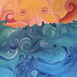 Oktanious – Die Ozeanwelle – Originalgemälde