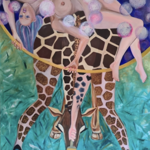 Giraffe – Originalgemälde Auftragsarbeit