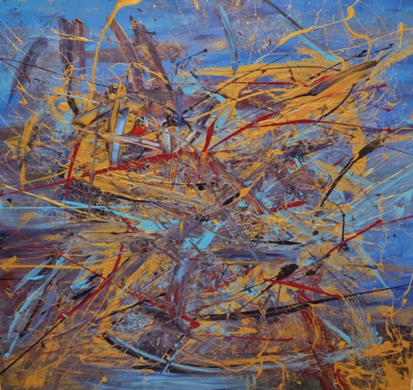 Im Goldfluss – Originalgemälde