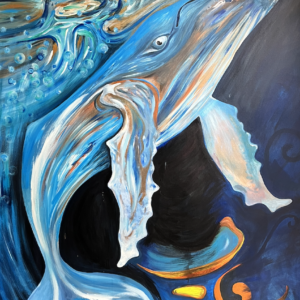 Bitcoin Wal – Auftragsarbeit (verkauft)